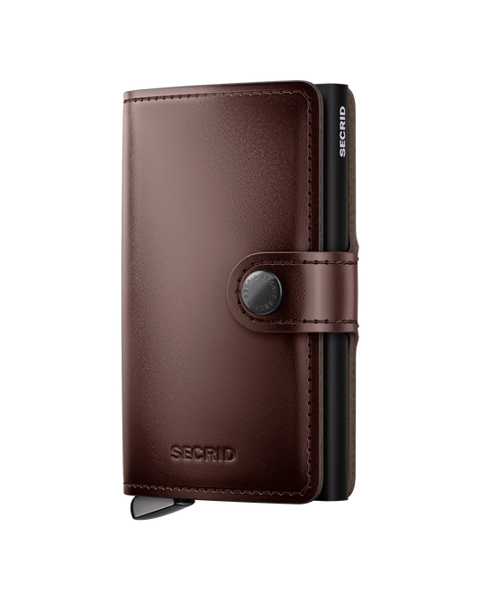 Premium Miniwallet Dusk Brown Black+