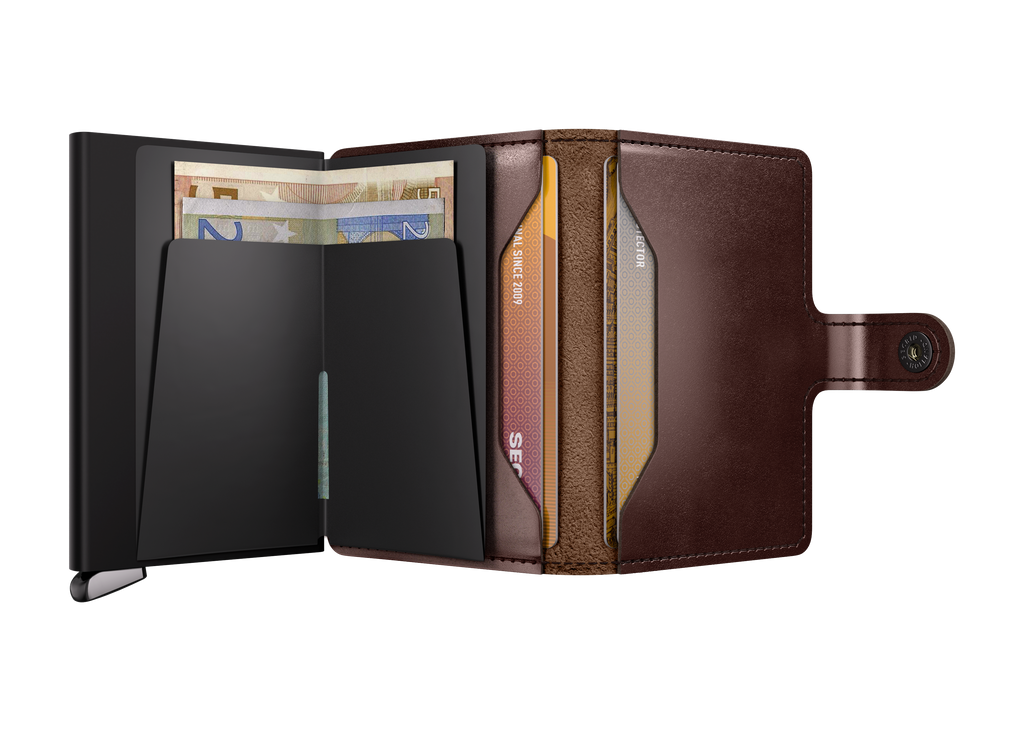 Premium Miniwallet Dusk Brown Black+