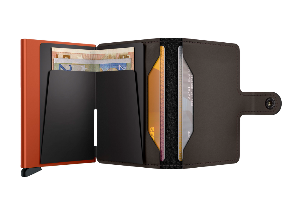 Miniwallet Matte Truffle Orange