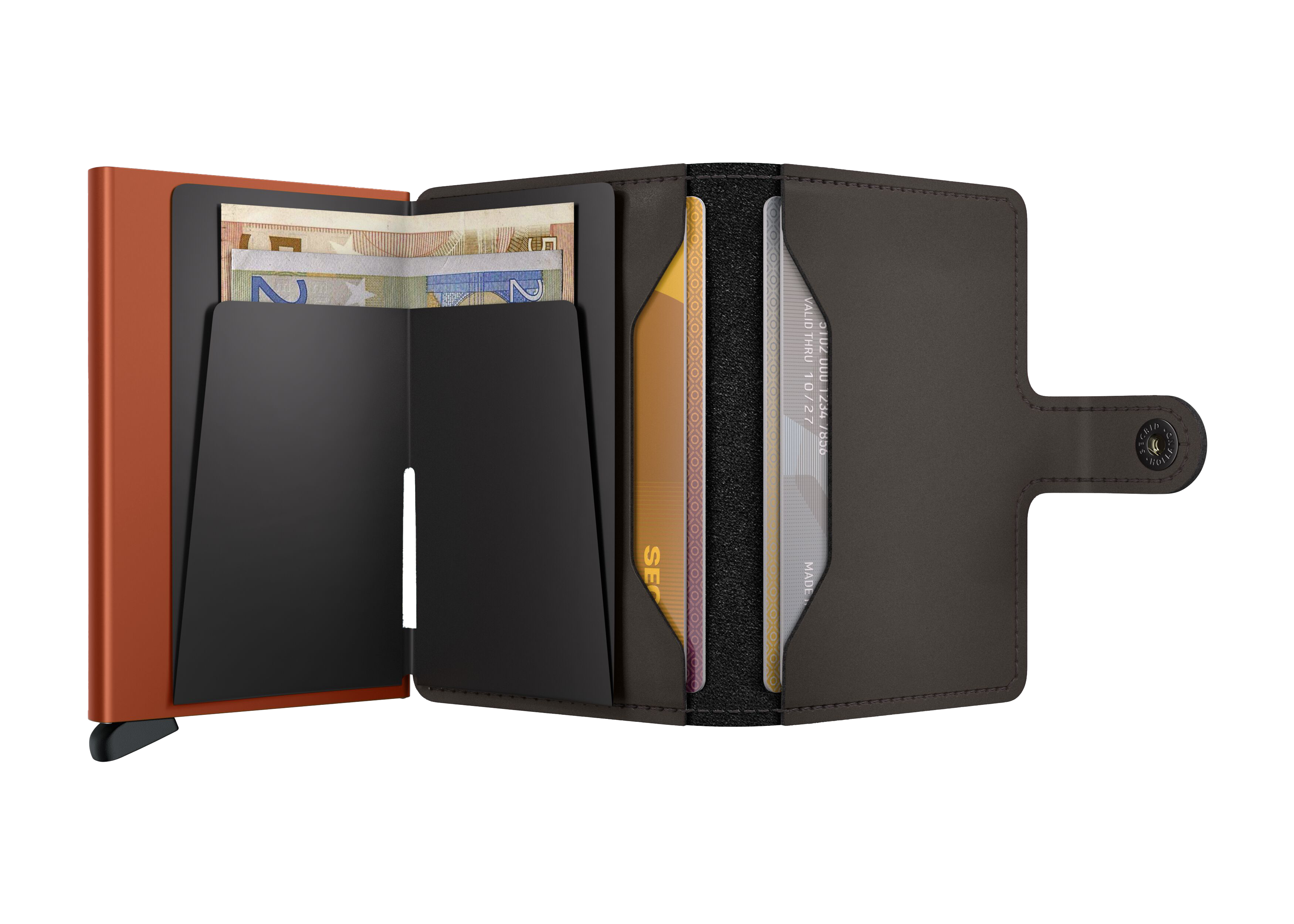 Miniwallet Matte Truffle Orange