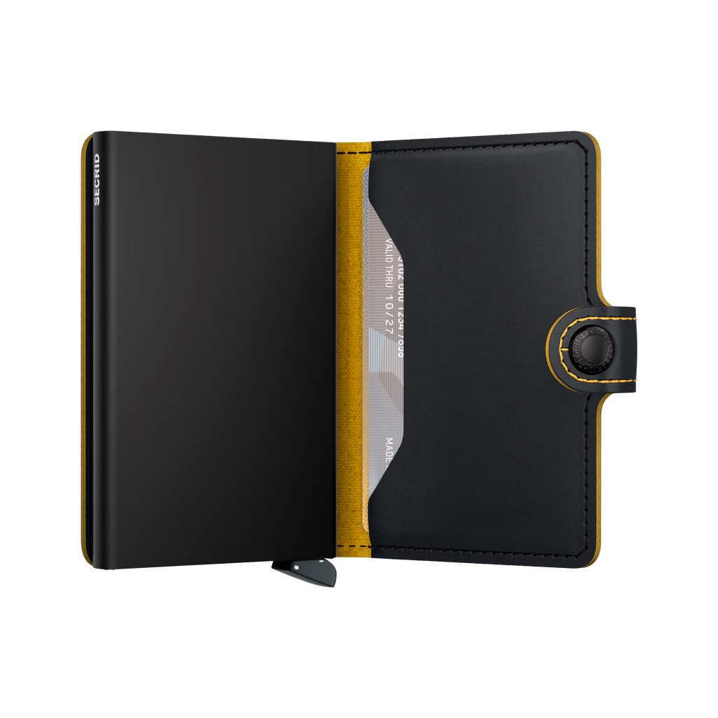 Miniwallet Matte Black Ochre