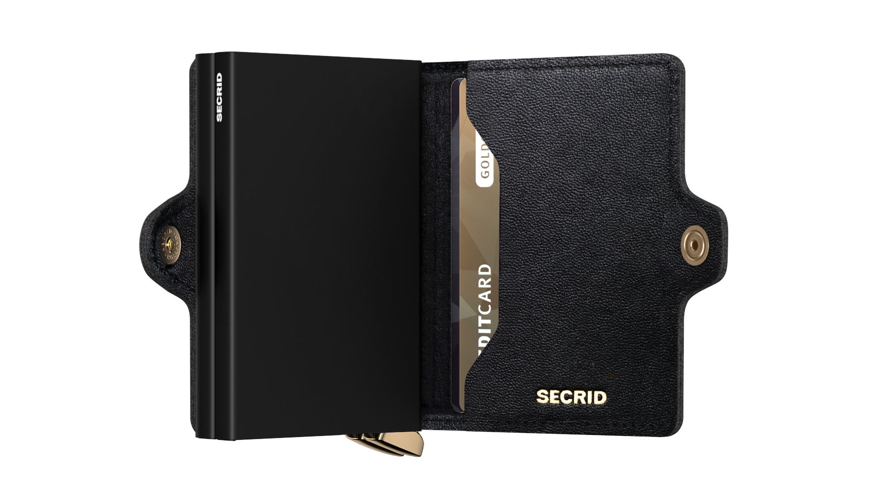 Premium Twinwallet Emboss Diamond Black+