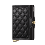 Premium Twinwallet Emboss Diamond Black+