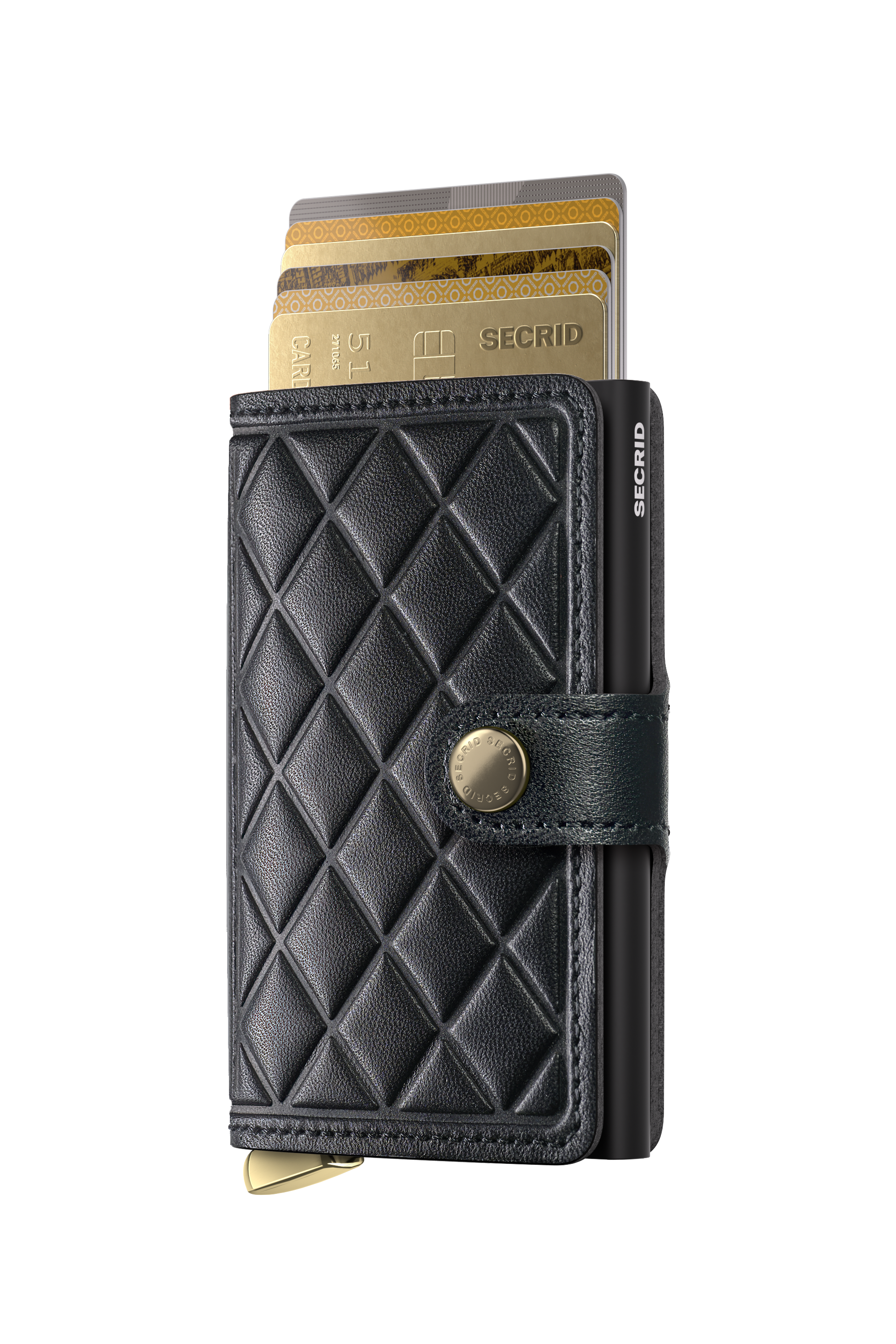 Premium Miniwallet Emboss Diamond Black+