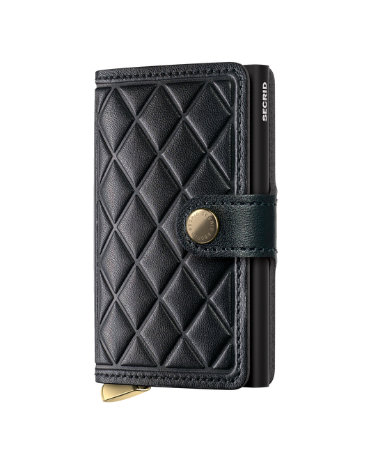Premium Miniwallet Emboss Diamond Black+