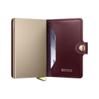 Premium Miniwallet Emboss Diamond Bordeaux+