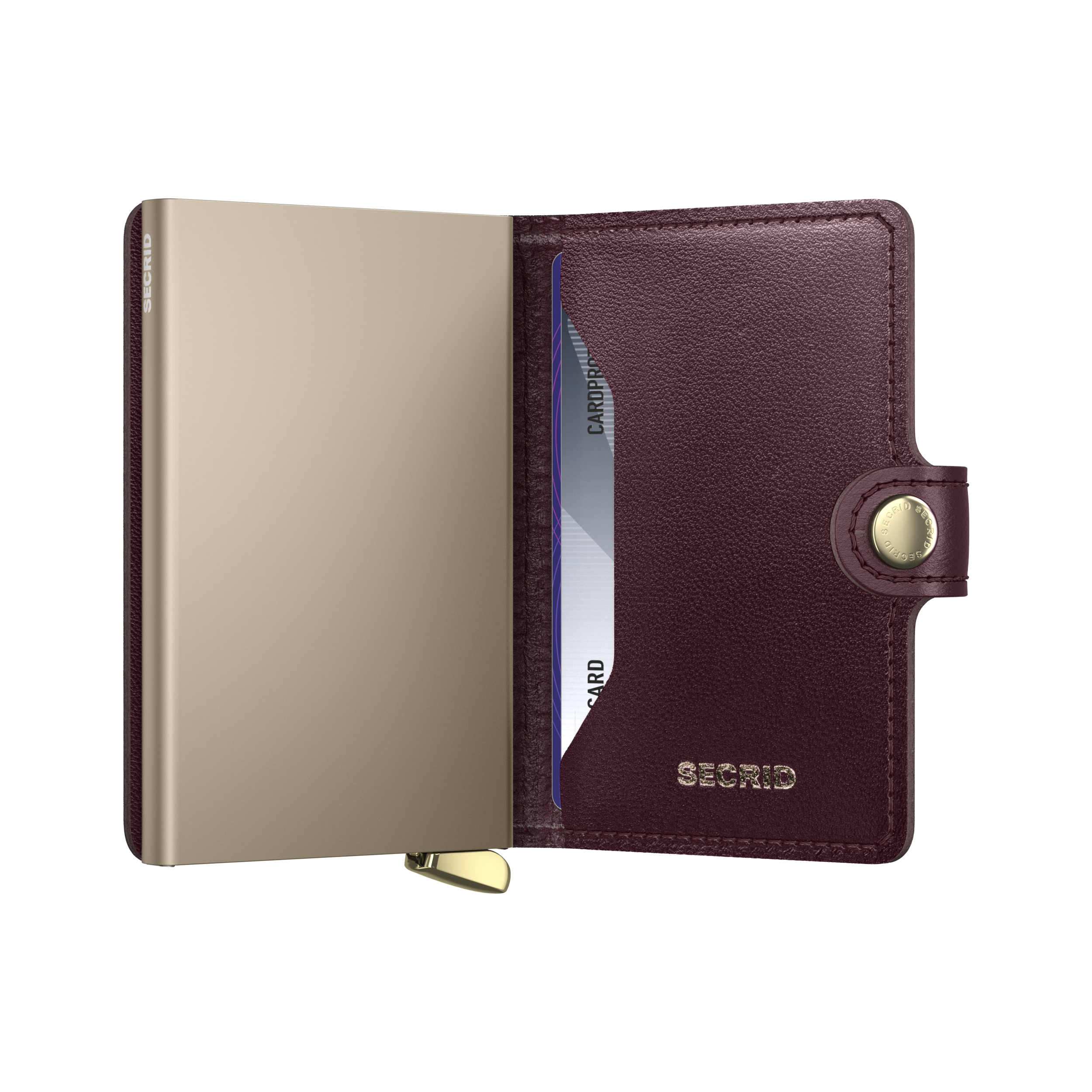 Premium Miniwallet Emboss Diamond Bordeaux+