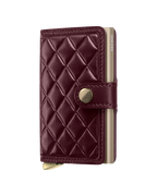 Premium Miniwallet Emboss Diamond Bordeaux+