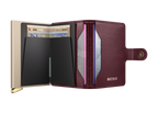 Premium Miniwallet Emboss Diamond Bordeaux+