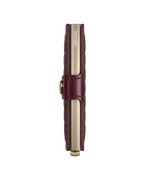 Premium Miniwallet Emboss Diamond Bordeaux+
