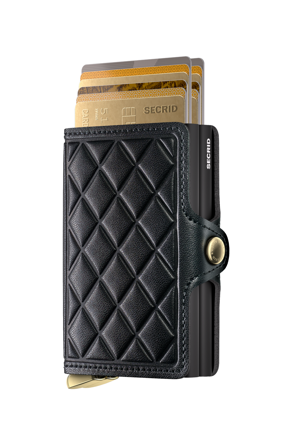 Premium Twinwallet Emboss Diamond Black+