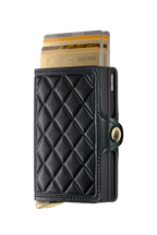 Premium Twinwallet Emboss Diamond Black+