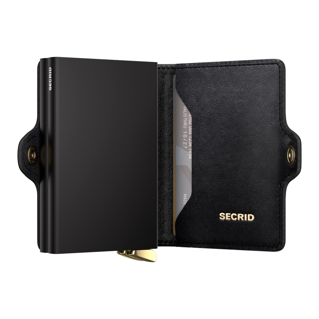 Premium Twinwallet Emboss Diamond Black+