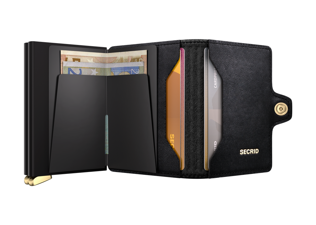 Premium Twinwallet Emboss Diamond Black+