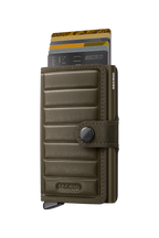 Premium Miniwallet Emboss Lines Cedar+