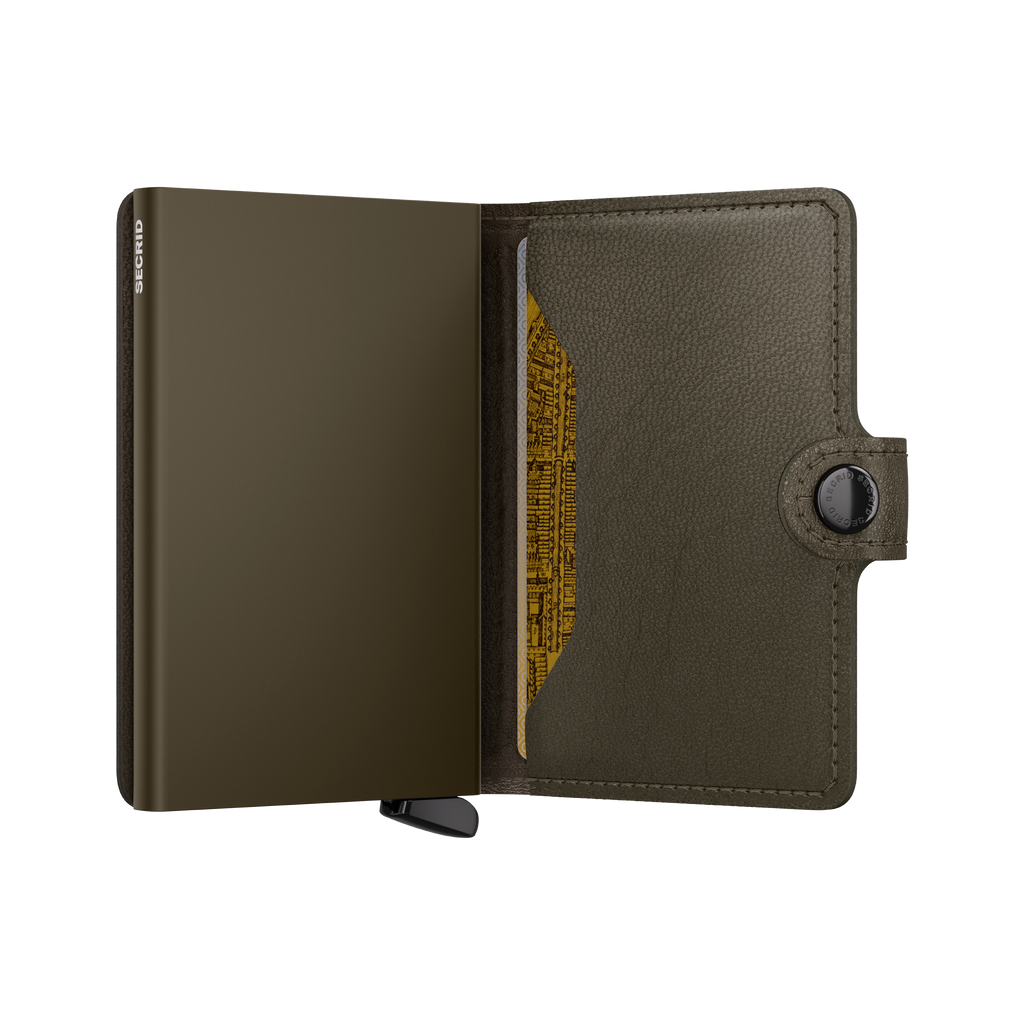 Premium Miniwallet Emboss Lines Cedar+