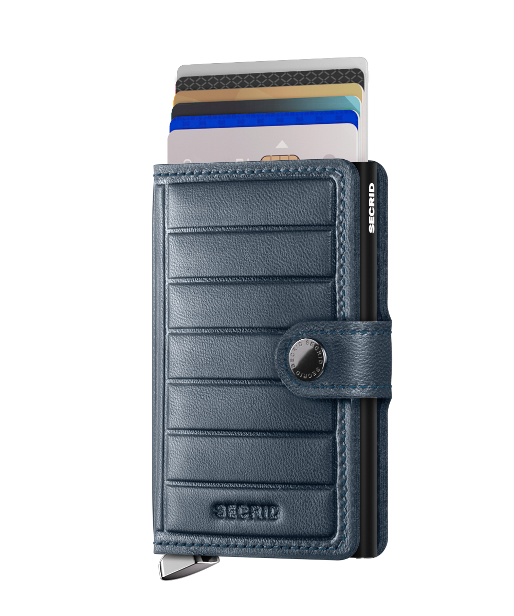 Premium Miniwallet Emboss Lines Teal+