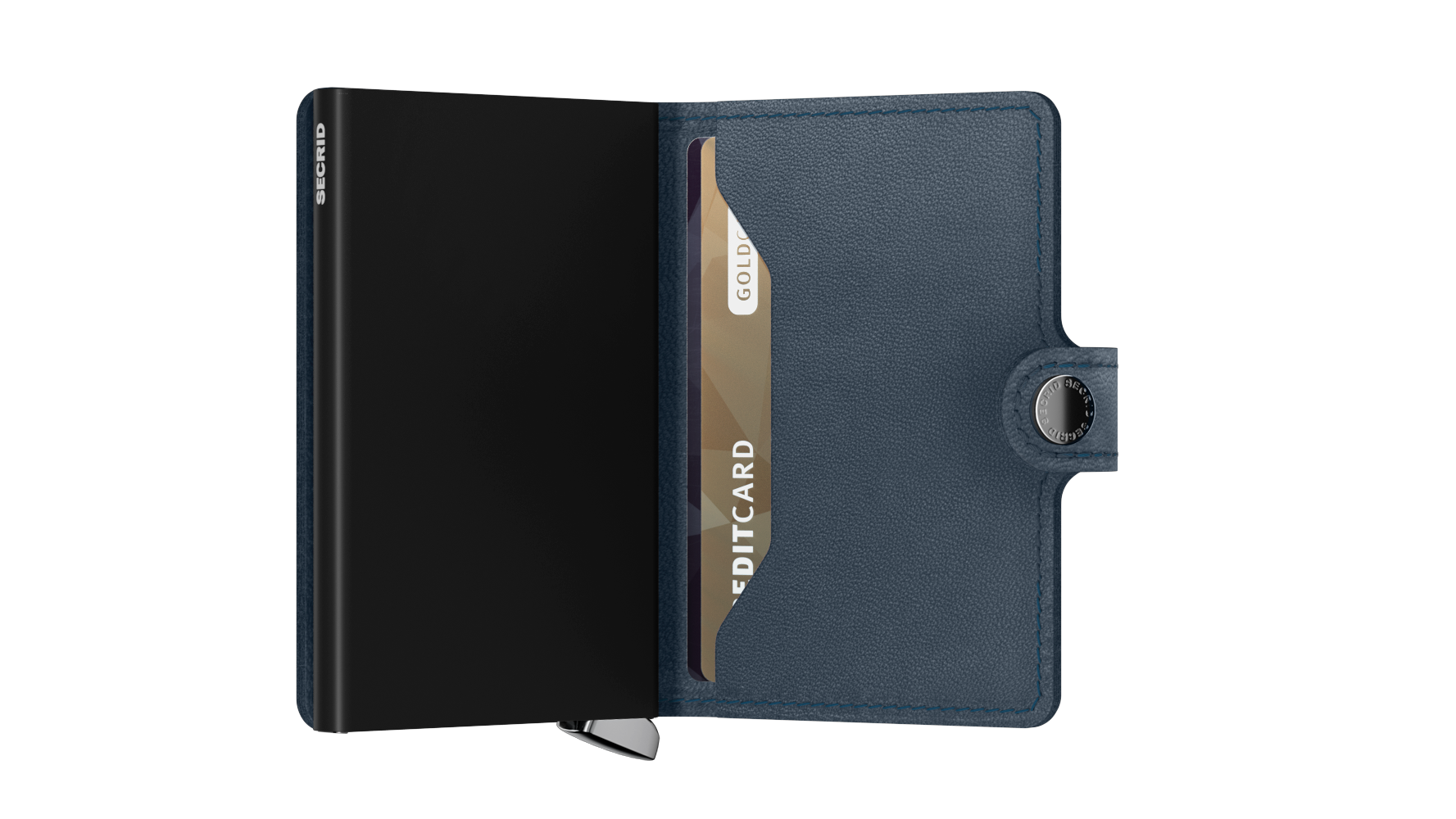 Premium Miniwallet Emboss Lines Teal+