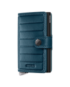 Premium Miniwallet Emboss Lines Teal