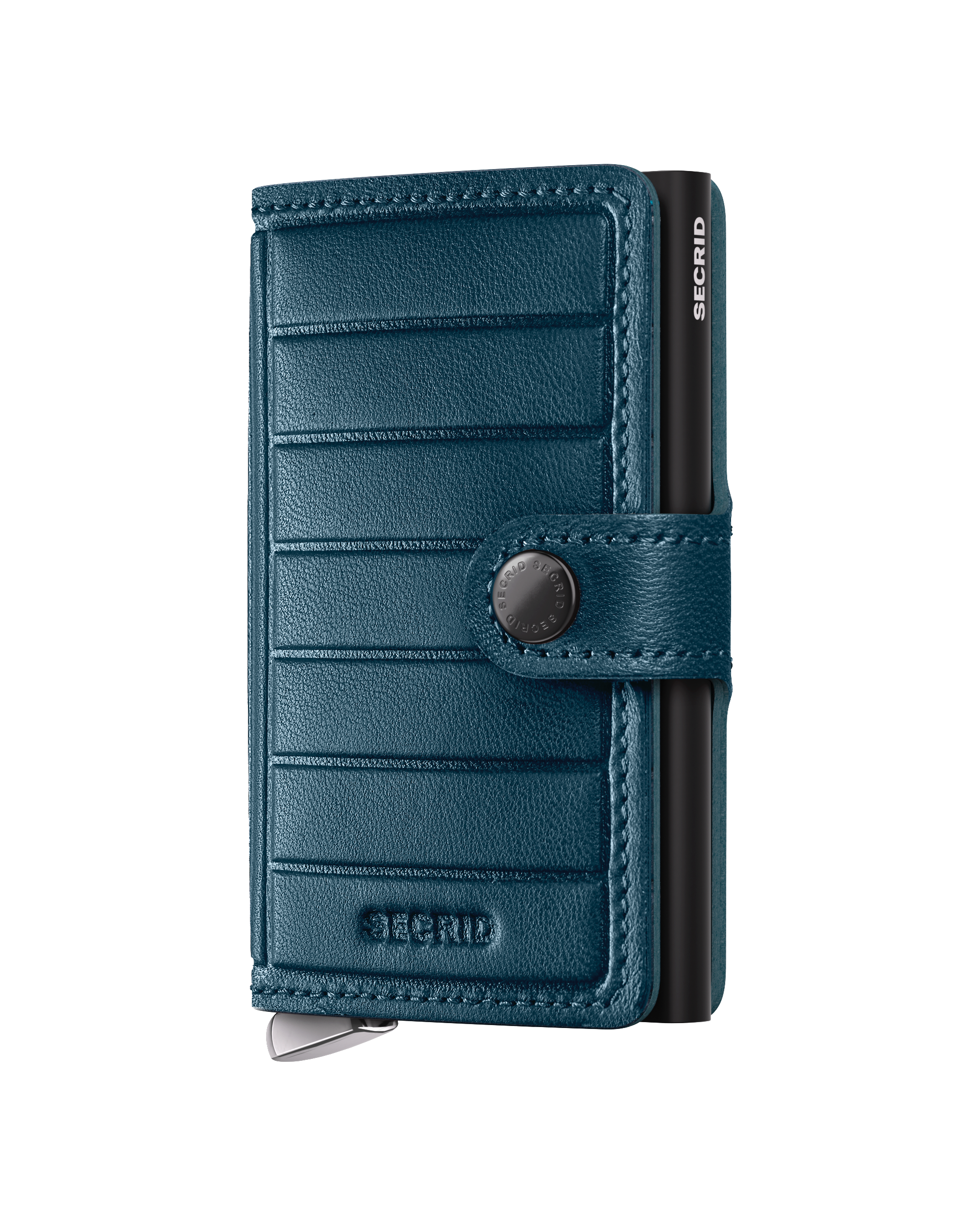 Premium Miniwallet Emboss Lines Teal