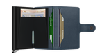 Premium Miniwallet Emboss Lines Teal+