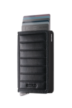 Premium Slimwallet Emboss Lines Black 