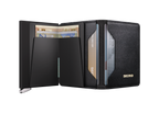 Premium Slimwallet Emboss Lines Black 