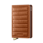 Premium Slimwallet Emboss Lines Cognac