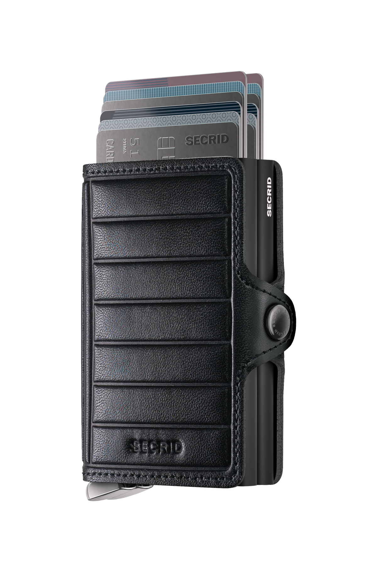 Premium Twinwallet Emboss Lines Black+
