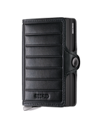 Premium Twinwallet Emboss Lines Black