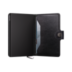 Premium Miniwallet Emboss Lines Black 