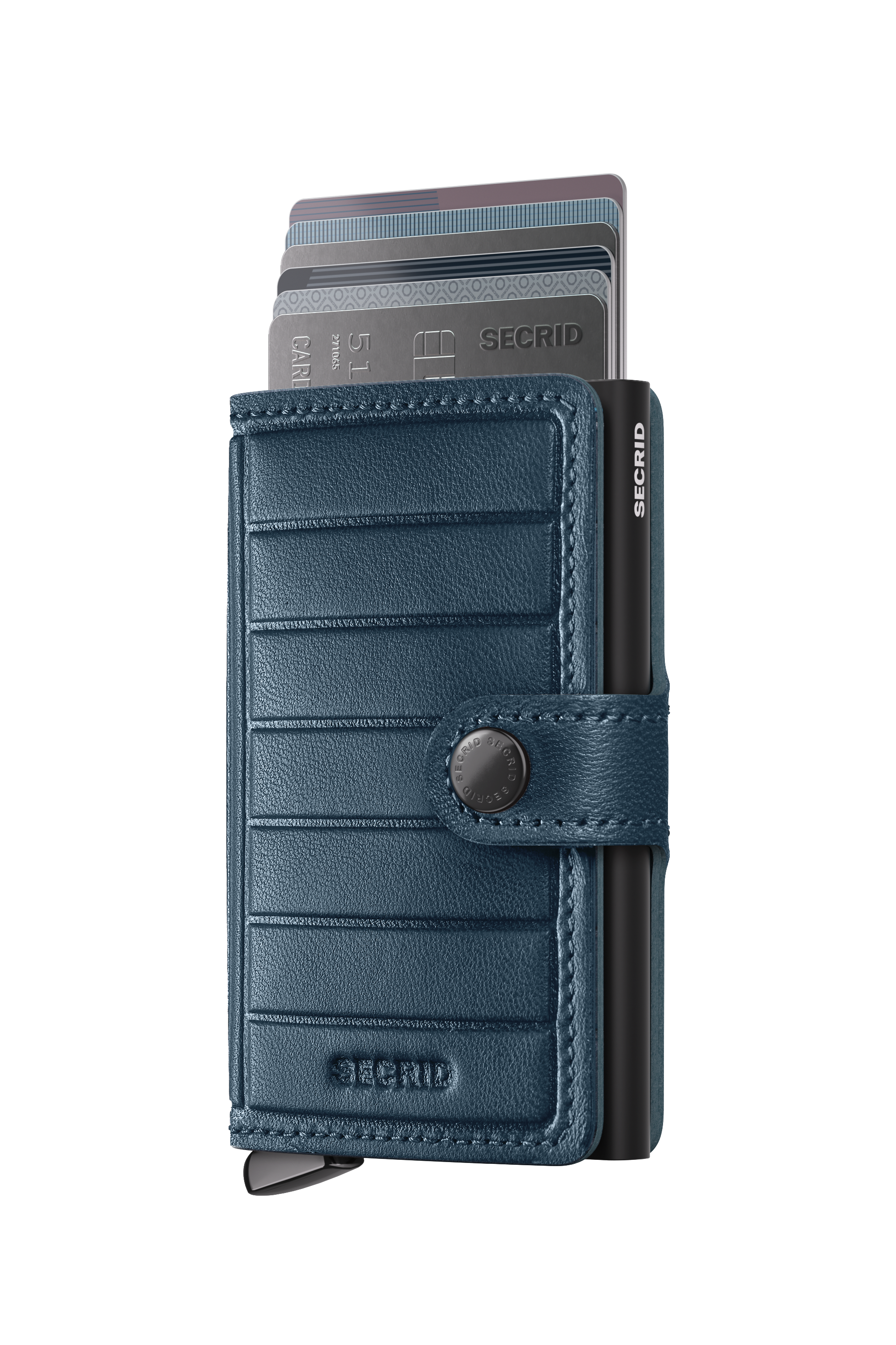 Premium Miniwallet Emboss Lines Teal+
