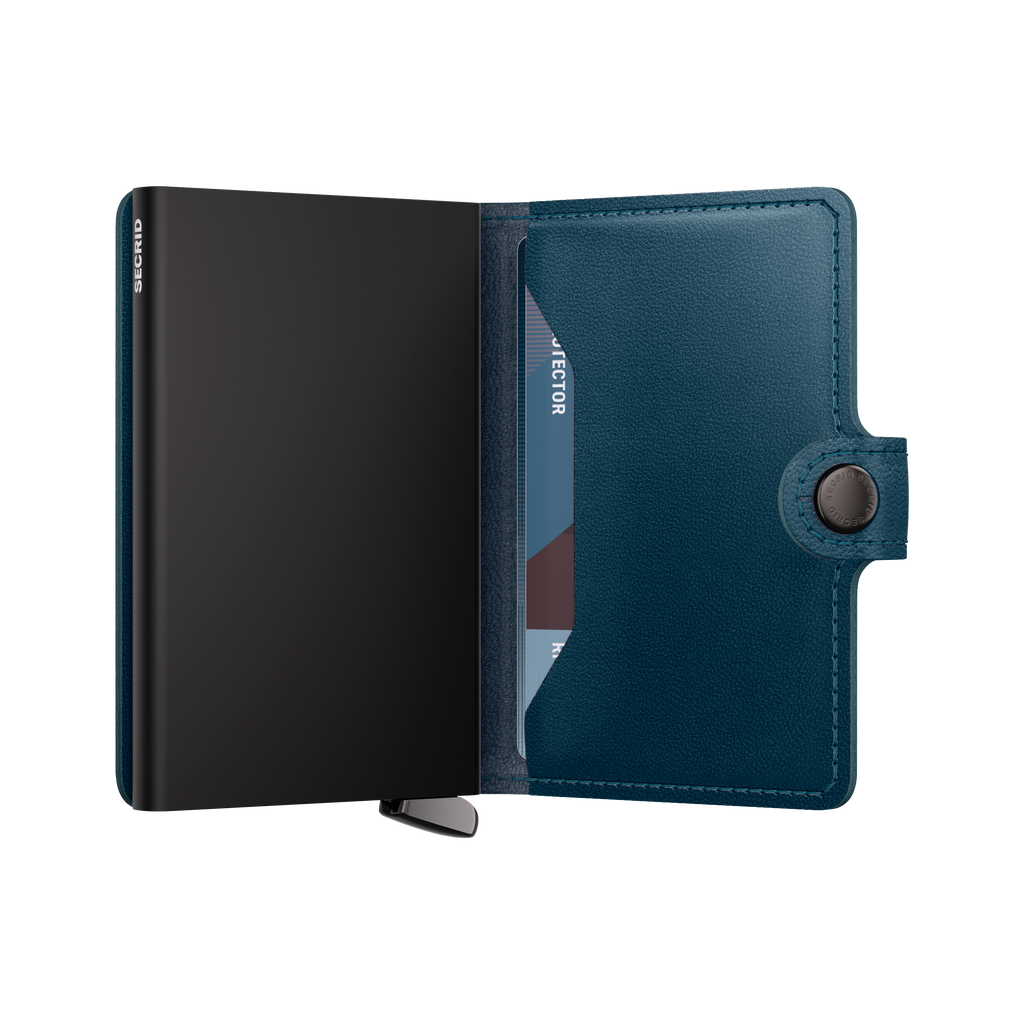 Premium Miniwallet Emboss Lines Teal+