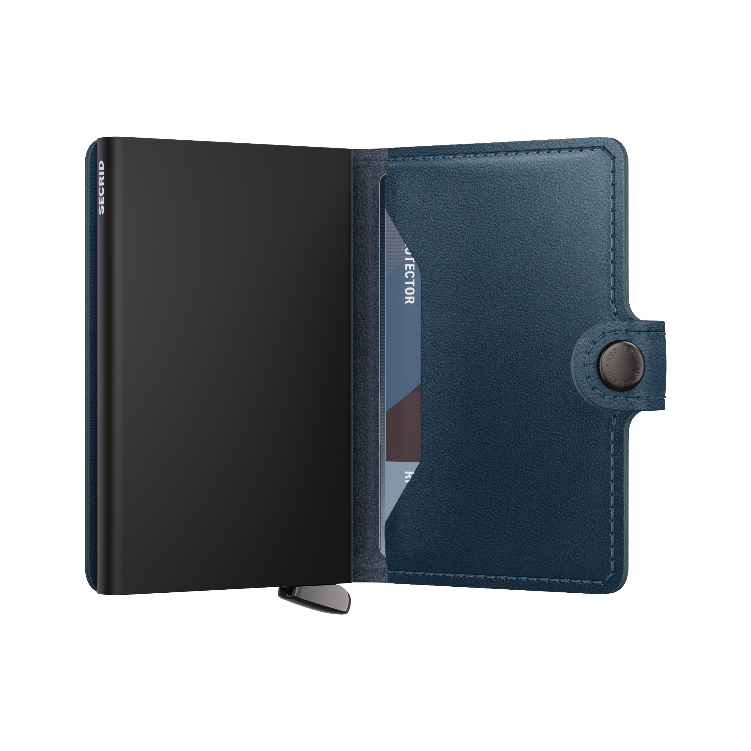 Premium Miniwallet Emboss Lines Teal+