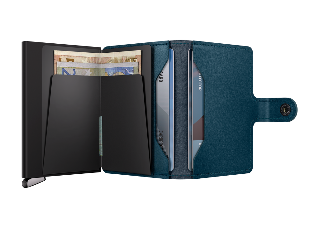 Premium Miniwallet Emboss Lines Teal+
