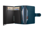 Premium Miniwallet Emboss Lines Teal+
