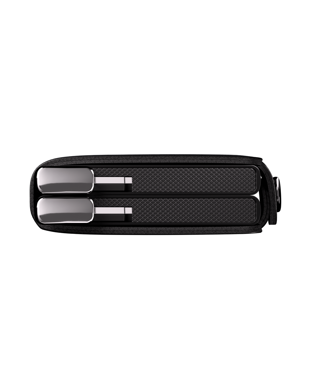 Premium Twinwallet Emboss Lines Black+