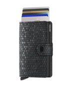 Miniwallet Hexagon Black