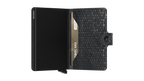 Miniwallet Hexagon Black