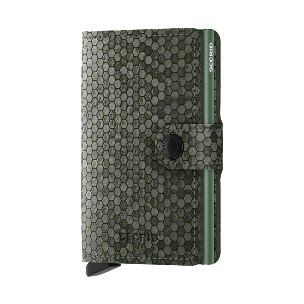 Miniwallet Hexagon Green