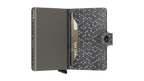 Miniwallet Hexagon Grey