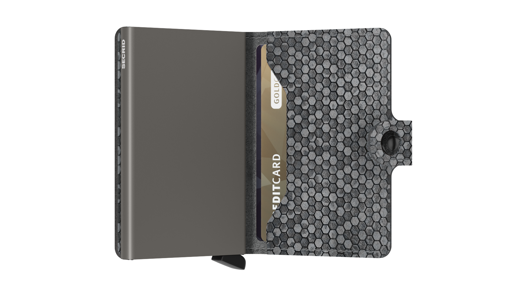 Miniwallet Hexagon Grey