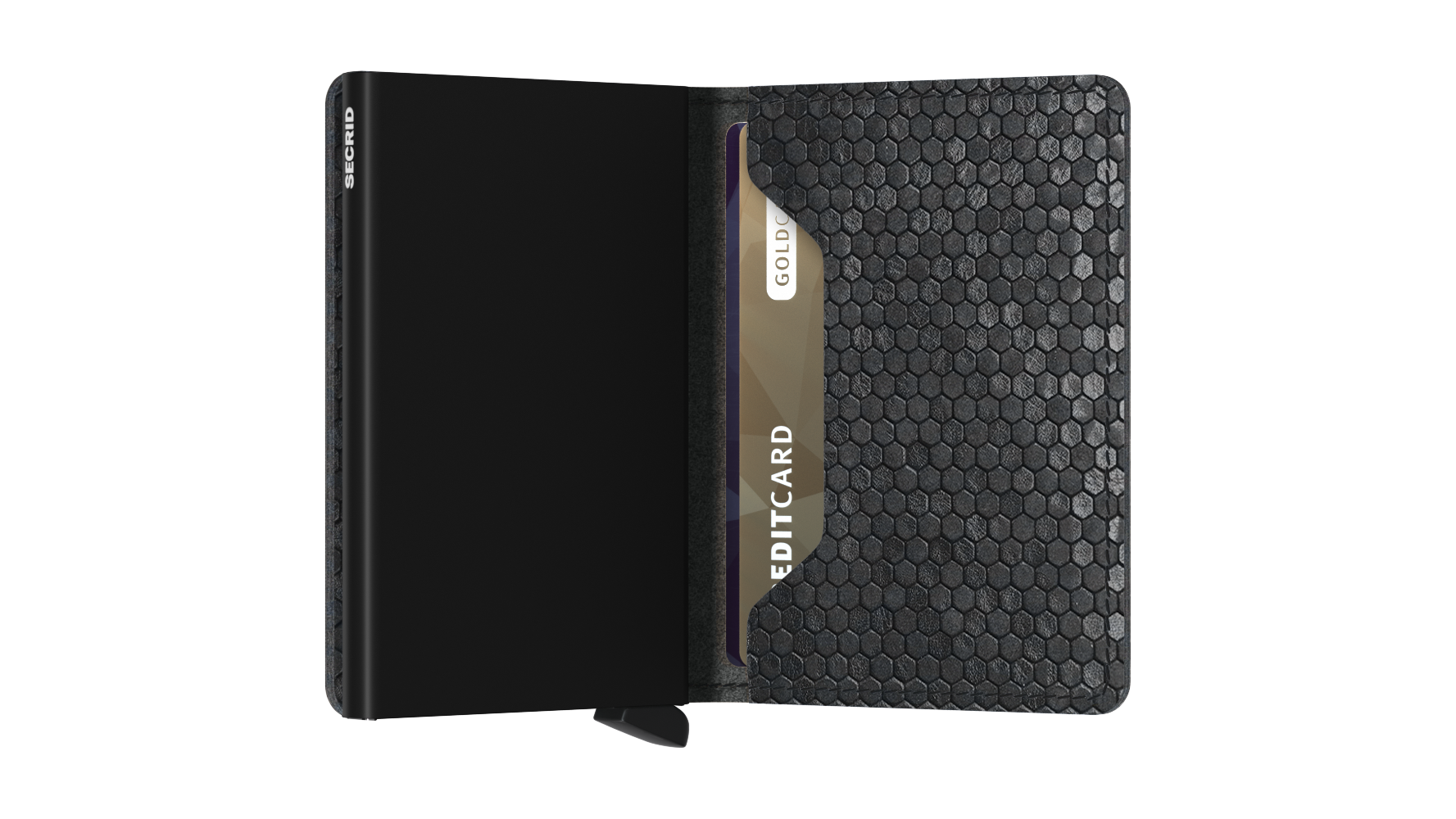Slimwallet Hexagon Black