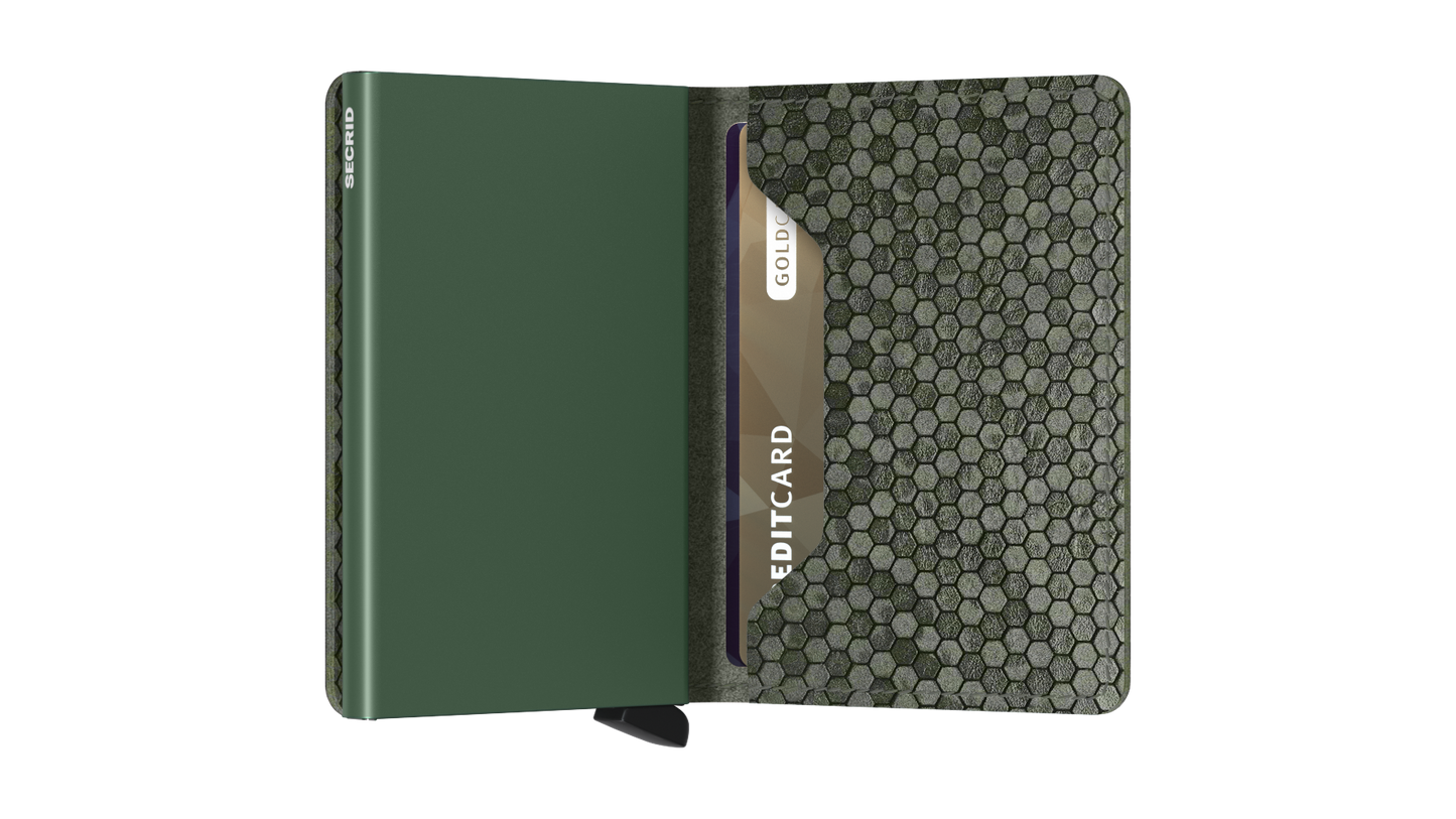 Slimwallet Hexagon Green