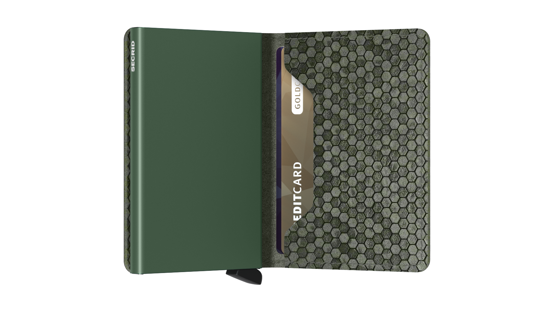 Slimwallet Hexagon Green