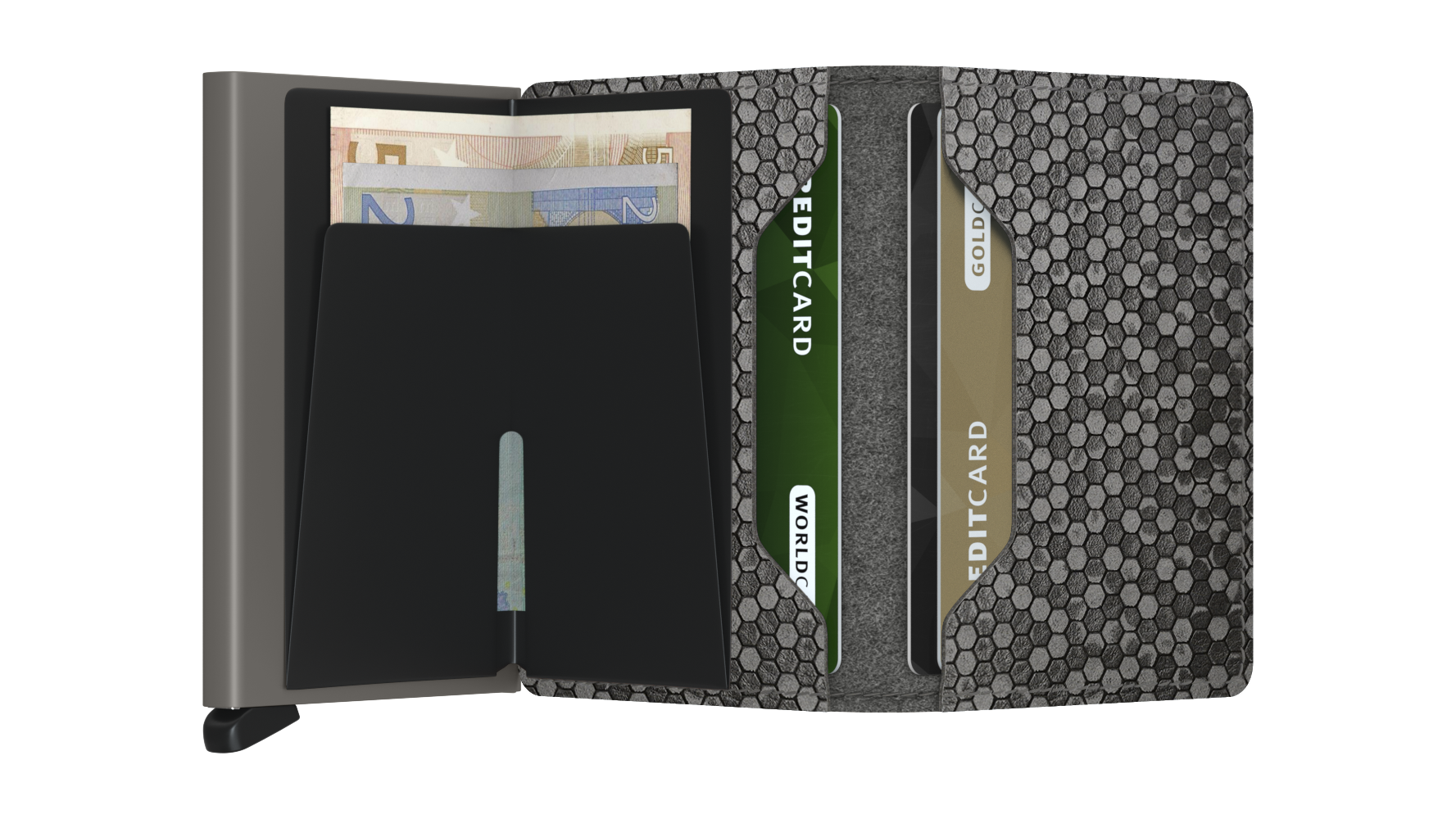Slimwallet Hexagon Grey