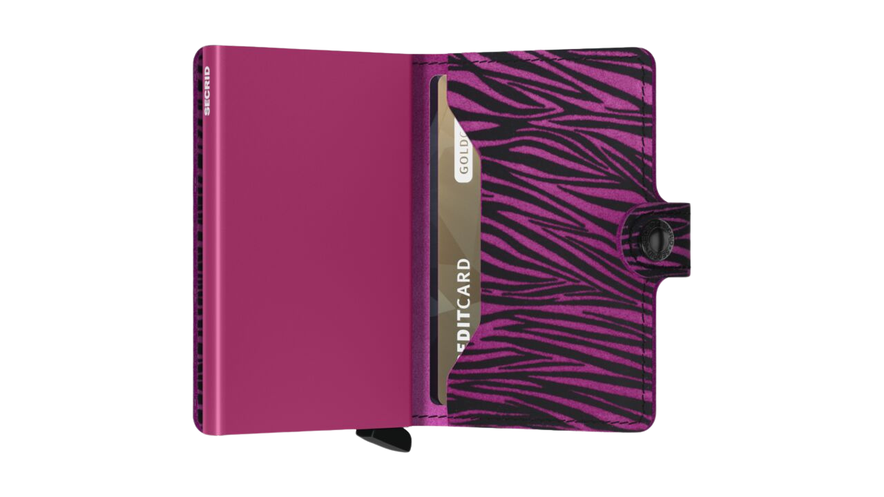 Miniwallet Zebra Fuchsia