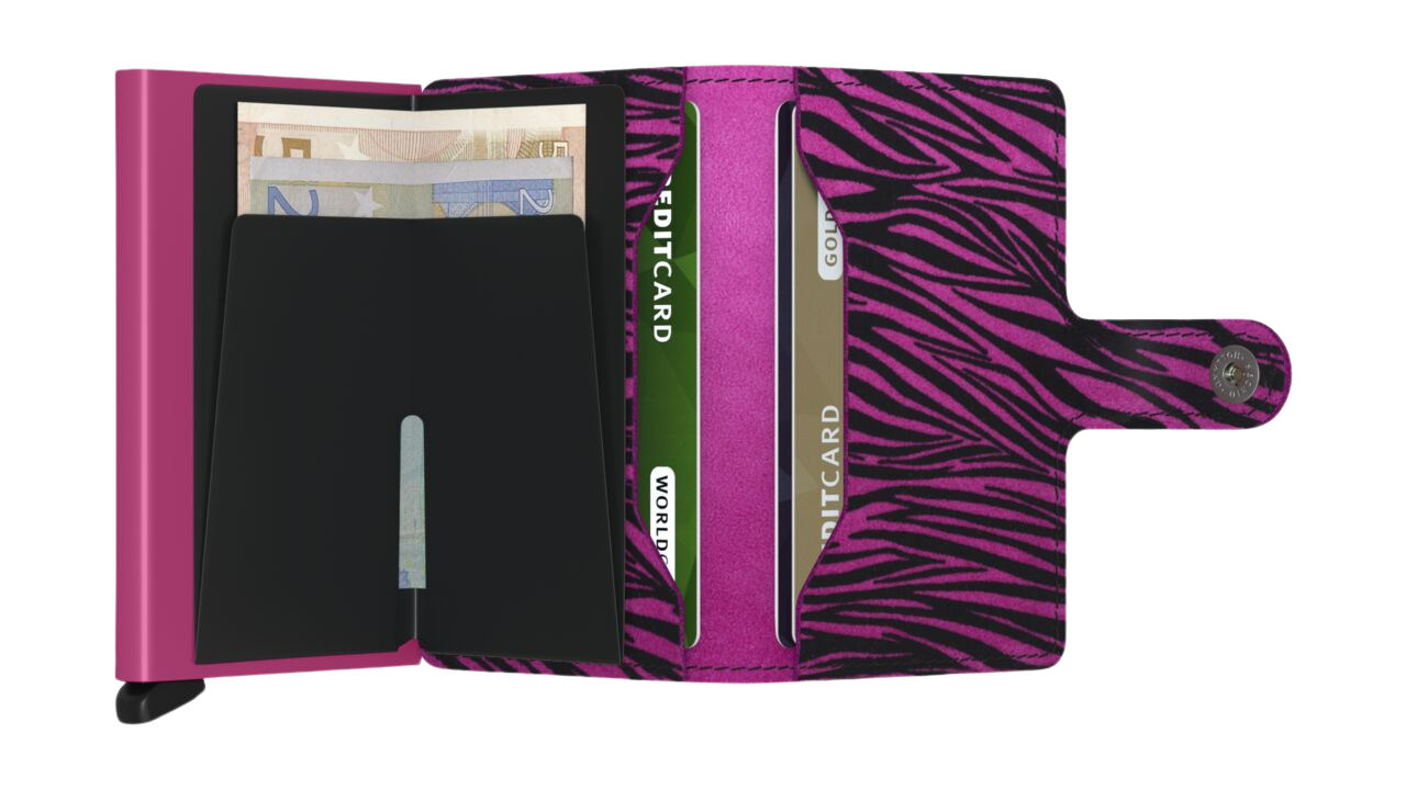 Miniwallet Zebra Fuchsia