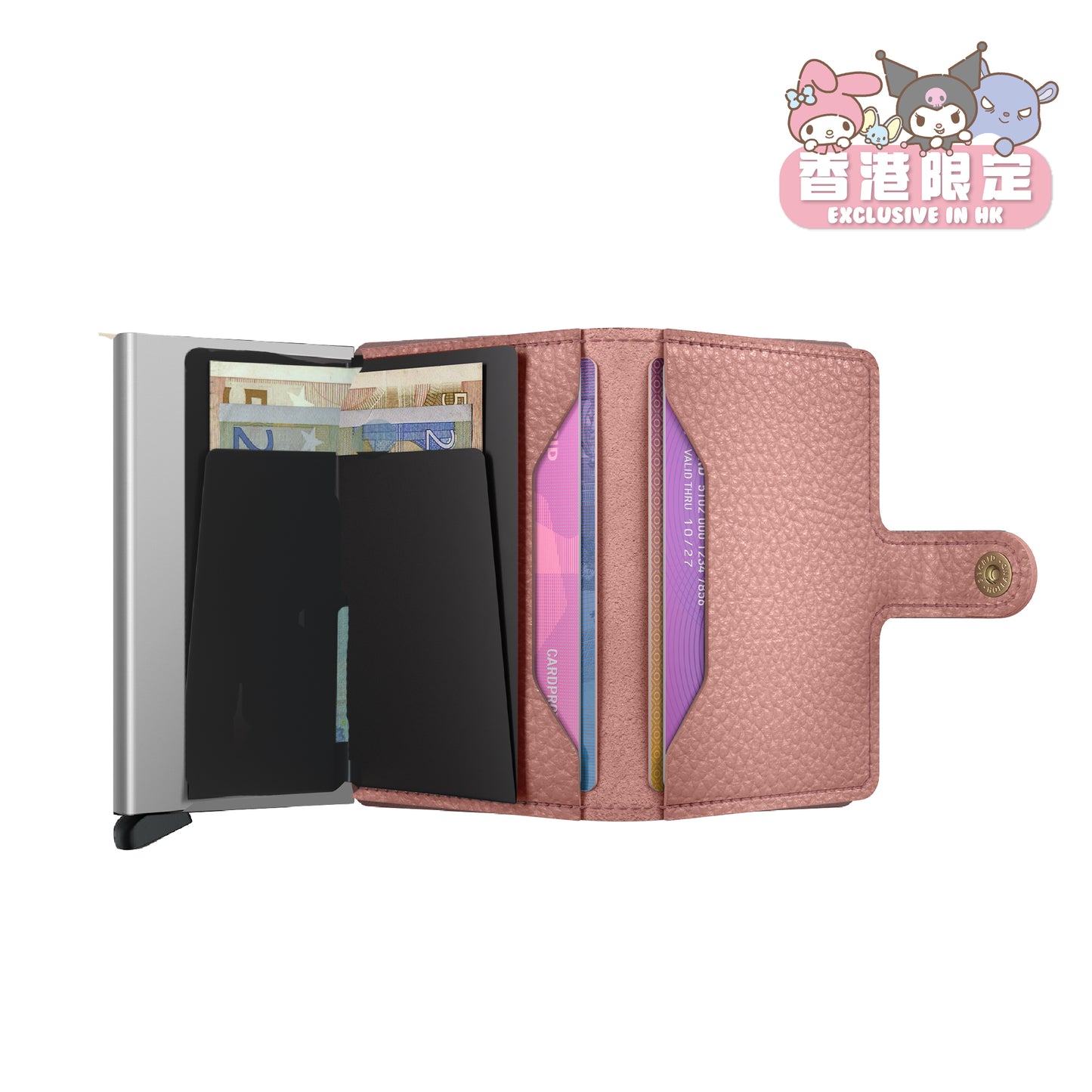 SECRID x SANRIO My Melody Miniwallet (Pebble Rose)