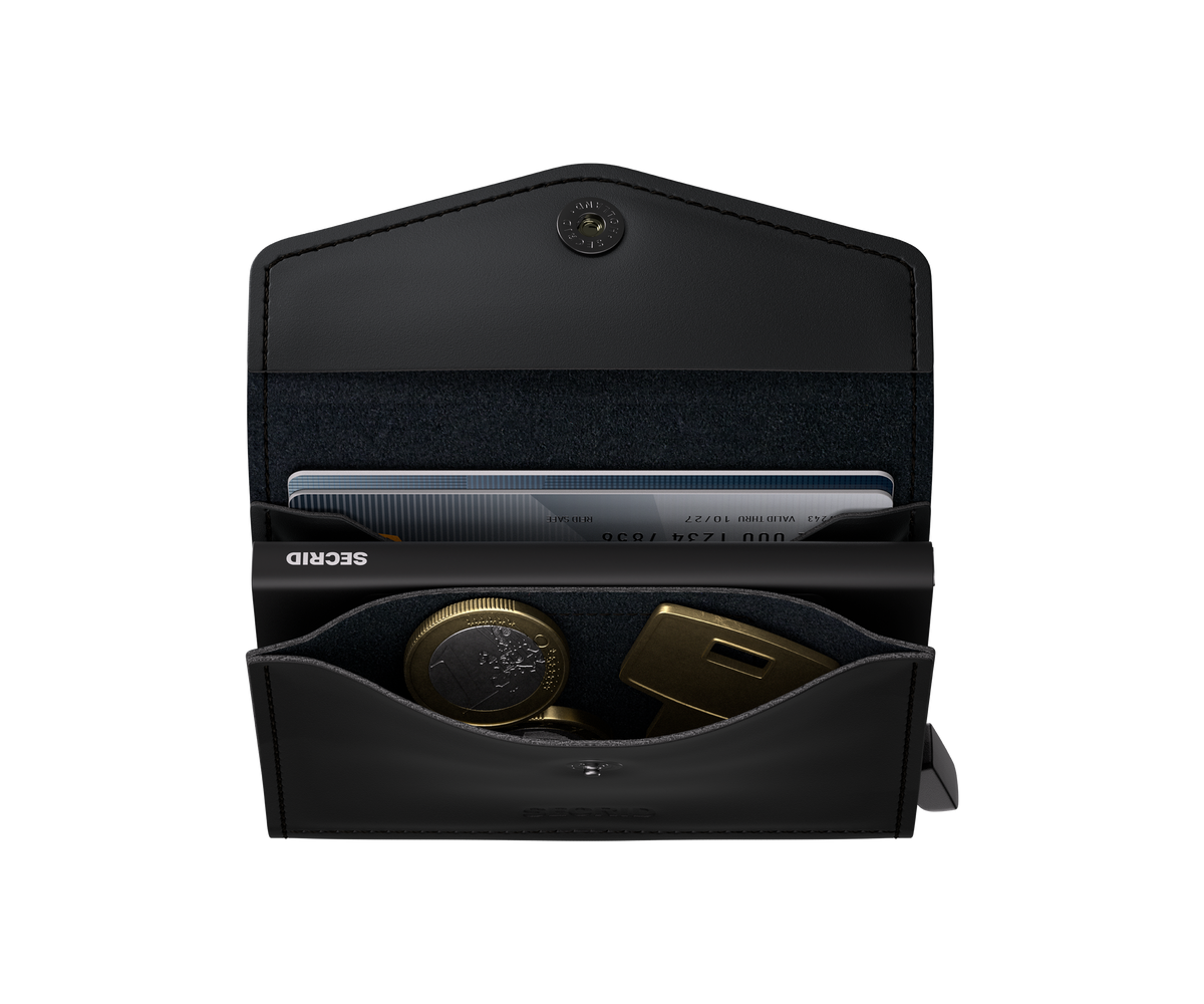 Envelope Wallet Matte Black